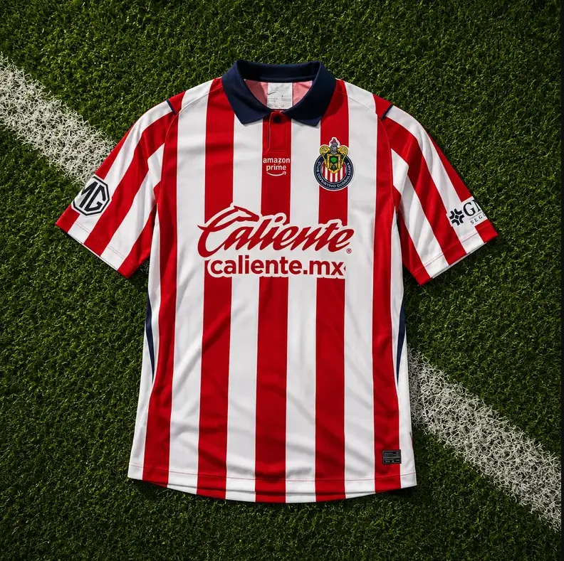 Chivas Guadalajara 2026-2027 Home Soccer Jersey, Liga MX Football Shirt, Unisex Soccer Fan Apparel, Mexico League Jersey