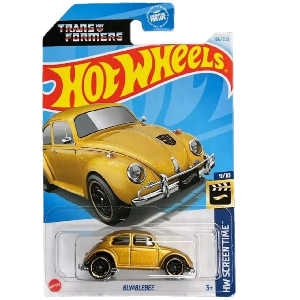 Hot Wheels Bumblebee Car Tuned Diecast Model - HW Screen Time 9/10 [Gold, Silver], 186/250, Collector's Special Edition, Everyday Use (Model Cars Category) for Collectors