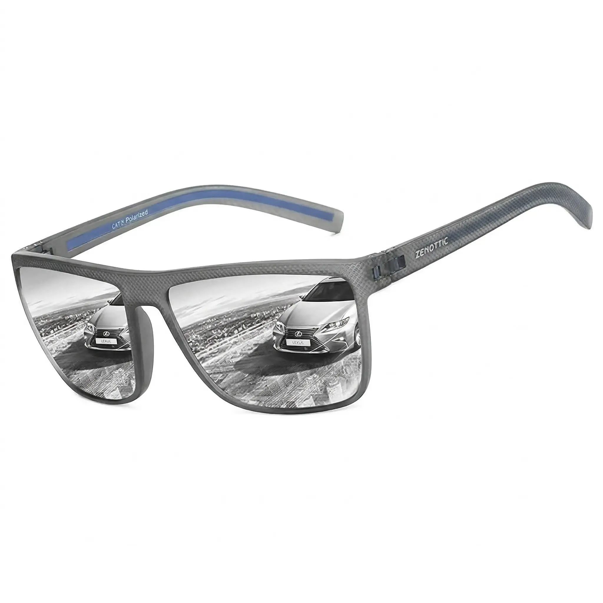 C03 Dark Gray Frame / Silver Mirrored Lens