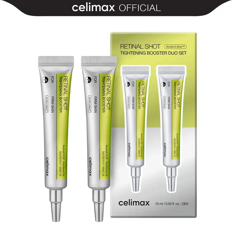 [celimax official] The Vita A Retinal Shot Tightening Booster | with Retinal, Matryxyl, Pore Minimizer, Wrinkles & Fine Lines, Firmer Skin, 15ml, Retinol Skincare