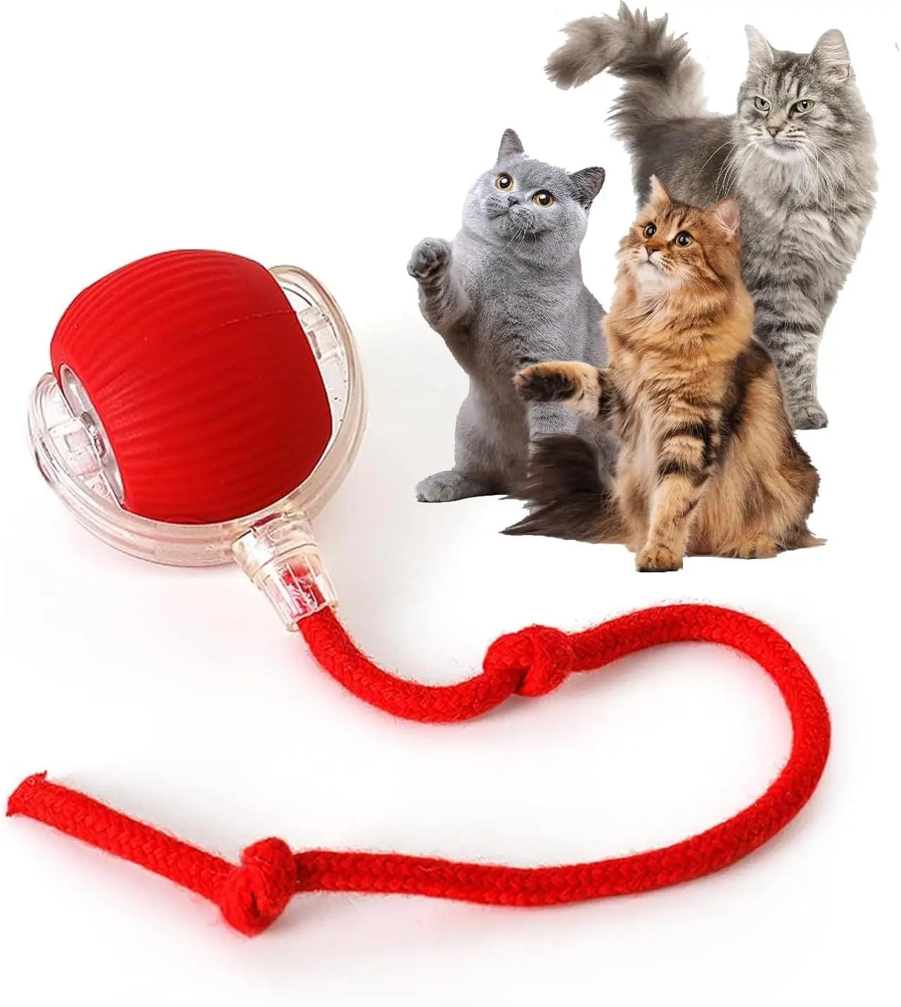Viral 360 Smart Automatic Rolling Pet Ball - Interactive Dog & Cat Toy
