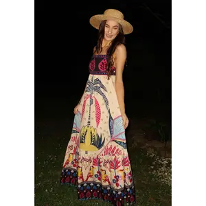 Thee Tropical Muse Maxi Dress
