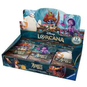 Ravensburger Disney Lorcana TCG: Azurite Sea Booster Pack Display | 24 Packs with 12 Trading Cards Each | Ideal for Collectors & Disney Fans | Suitable for Ages 8+