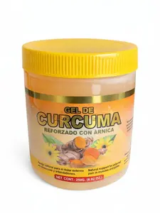 Gel de Curcuma Reforzado con Arnica – Warming Body Massage Formula for Relaxation & Skin Care, 125 g