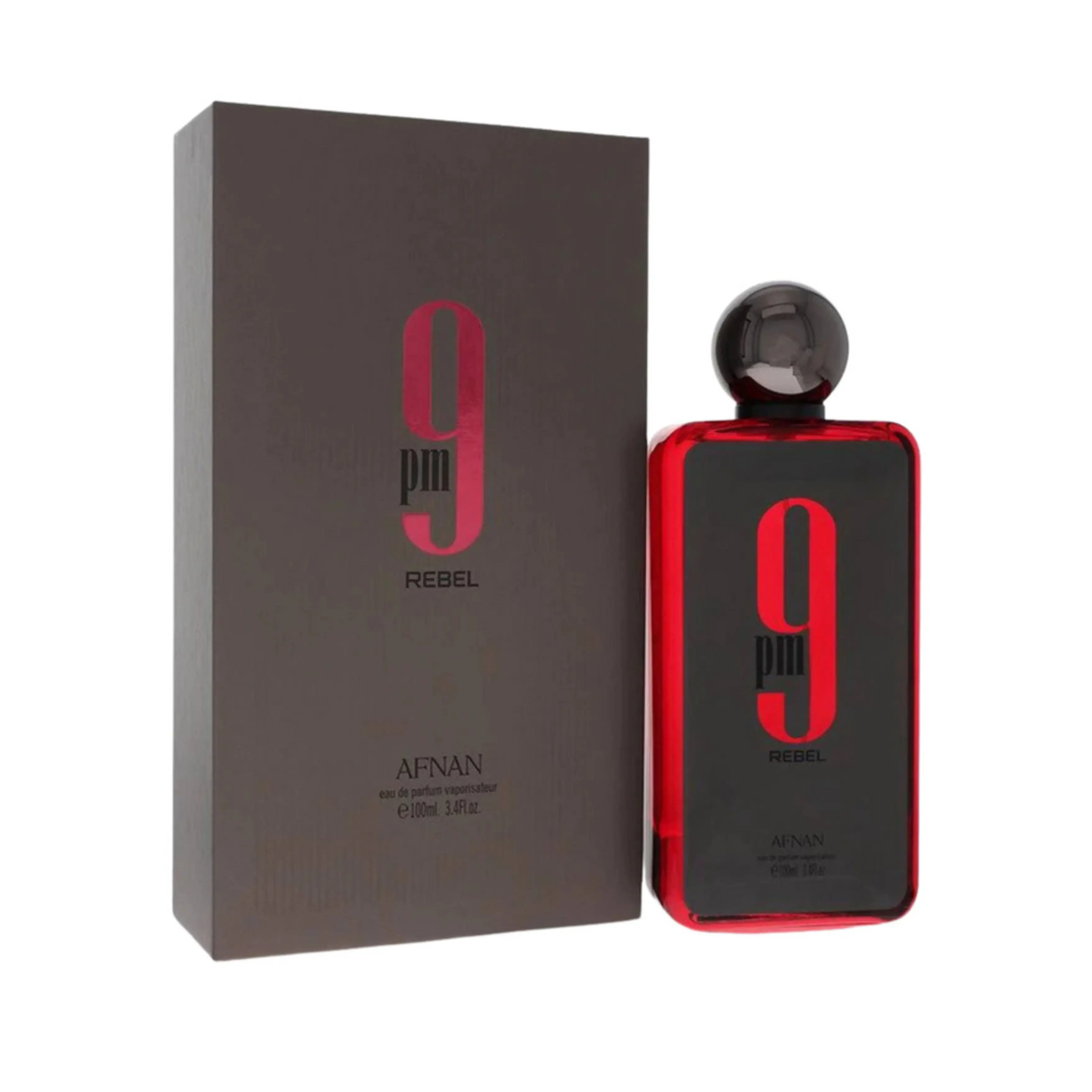 Afnan 9PM Rebel Eau de Parfum, 100 ml Unisex Perfume with Fruity, Citrus & Lavender Notes - Youthful Scent with a Warm, Smooth Finish, Regular Edition (2024), 100 Ml Perfume, Aromatic Luxurious Fragrance, Edp Body Perfume