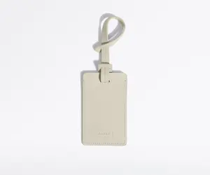 The Luggage Tag in Salt White
