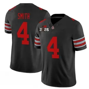Buckeyes Heritage Stripe 2025 CFP Final Patch Vapor Limited Jersey, FOOTBALL JERSEY