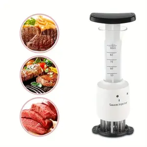 Steak Marinade Injector & Meat Tenderizer Kit - Professional Flavor Infusion Tool for Juicy BBQ, Chefs Choice for Perfectly Seasoned Steaks & Roasts