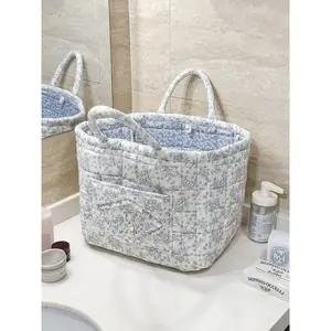 High-Value Foldable Storage Basket, Casual Plain Design, Ideal for Home & Car Use, All Season Essential Organizer, Collapsible Storage Baskets