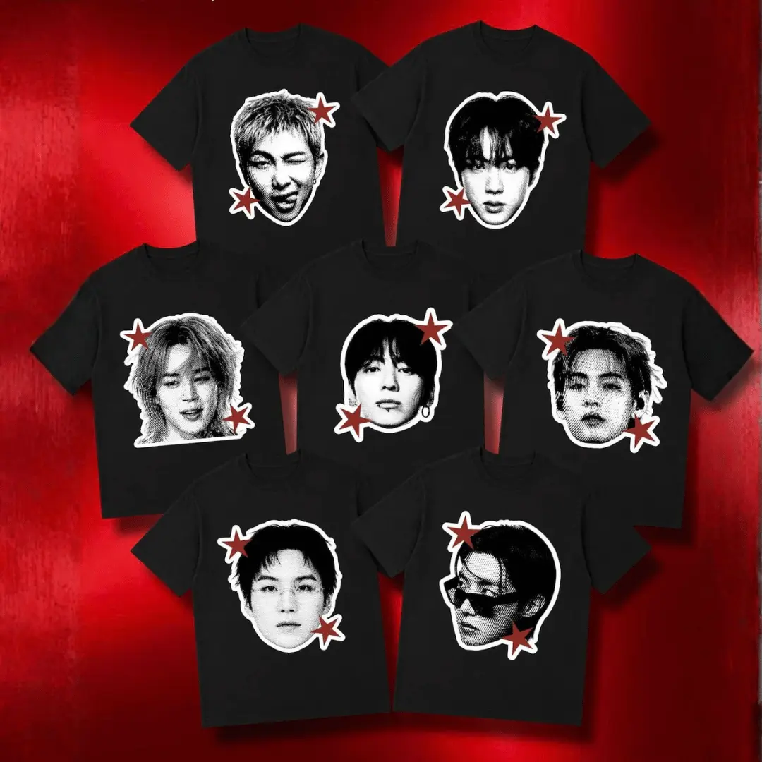 Fanmade World Tour Vintage Tee – Kpop Inspired Concert Graphic Shirt for Music Fans