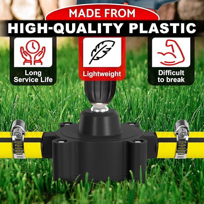 VAYWET Electric Drill Pump, Handheld Drill Self-Priming suction Liquid Transfer Pumps Portable Multi-scenario Liquid Extractor Pump Garden Outdoor Hose Industrial Hardware Heavy Duty Pipe Parts Diaphragm Pump Water Gasoline Oil Diesels Fluid Quick Pumping