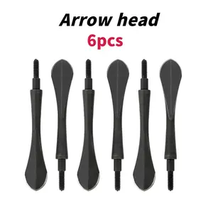 6pcs Retro Arrow -259 Grit-Universal Thread-Durable Material-Archery Arrow-Outdoor Archery