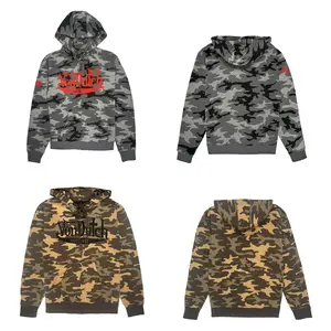 Von Dutch 47' Camo Zip-Up Hoodies