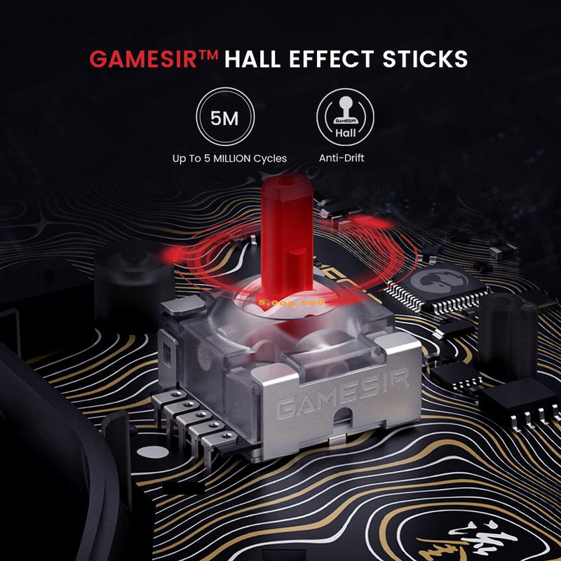 GameSir Kaleid Flux Wired RGB Controller for Xbox Series X|S, Xbox One, Windows 10/11 & Steam, Anti-Drift Gamepad with Precision Hall Effect Sticks GameSir Kaleid Flux Wired RGB Controller for Xbox Series X|S, Xbox One, Windows 10/11 & Steam, Anti-Drift Gamepad with Precision Hall Effect Sticks