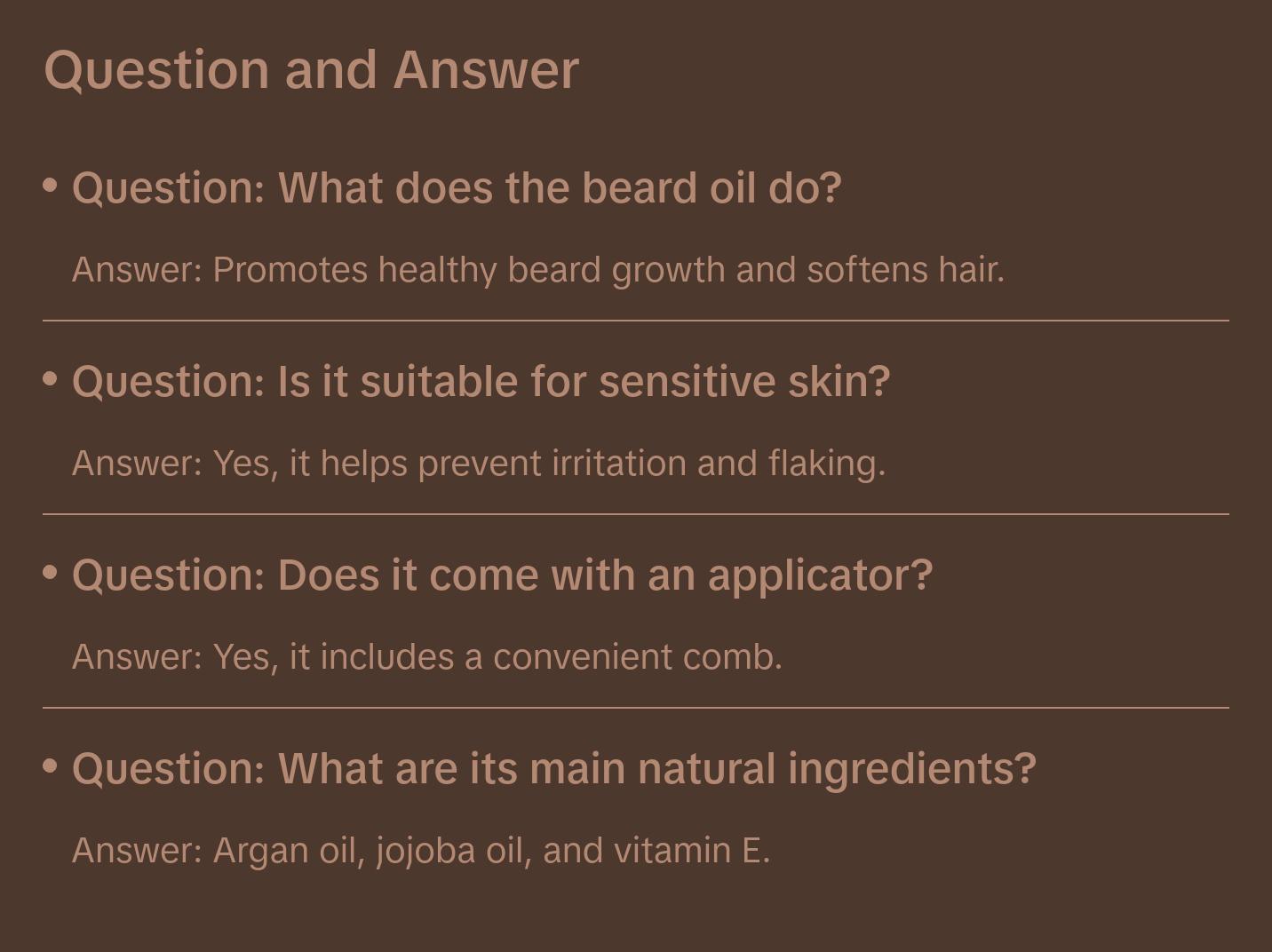 Beard Growth Oil with Comb Gift Set