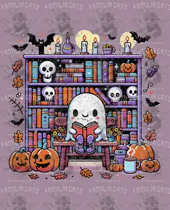 Ghost Library DTF Transfer