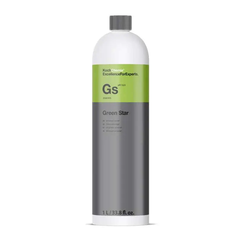 Koch Chemie Green Star Professional Grade All Purpose Cleaner Alkaline pH 12.5 Eco Friendly Biodegradable Formula for Household Industrial Use