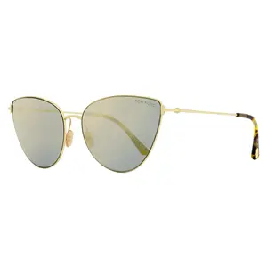 Tom Ford Cat Eye Sunglasses TF1005 Anais-02 32C Gold/Honey Havana 62mm FT1005