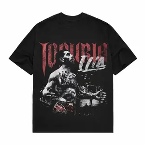 Ilia Topuria Tee, Vintage MMA Graphic Design T-shirt, Boxing T-shirt, UFC MMA Shirt, Gym Wear, Gift for Fighters, Sports Apparel O
