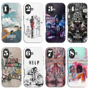 B4by Sm00ve Rapper Phone Case, Detroit Hip Hop Aesthetic iPhone Case, Trap Rap Fan Gift For Iphone & Samsung 3