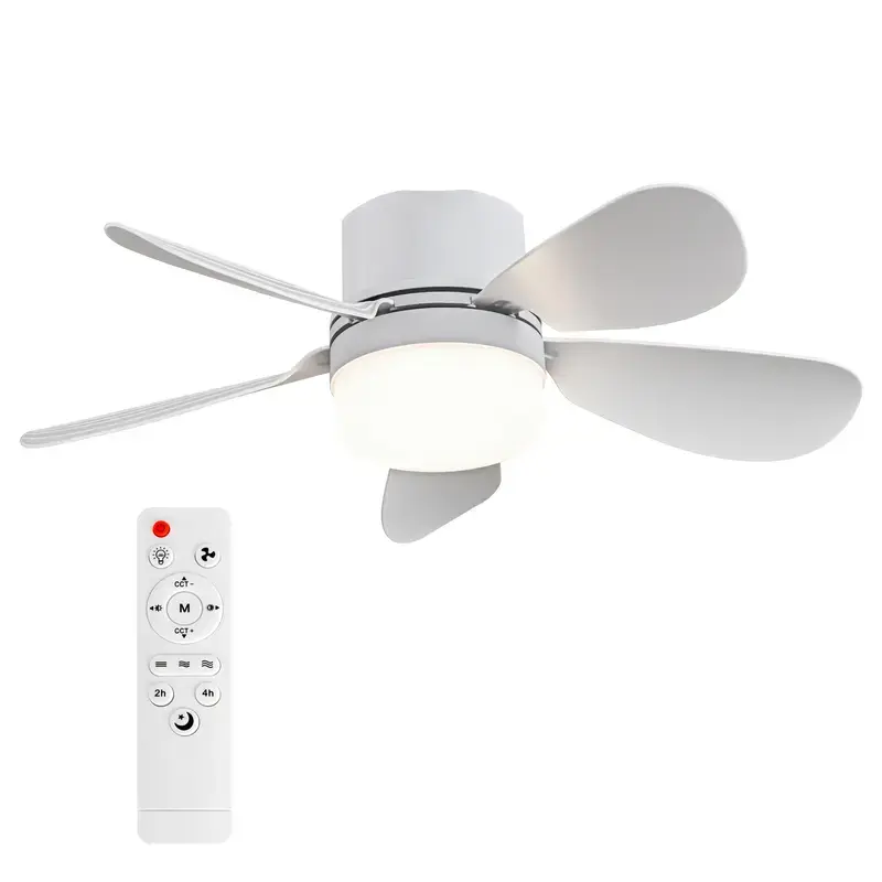 Remote-Controlled Dimmable Ceiling Fan Light | 3-in-1 LED Light Socket Fan | No Tools Needed – SummerVibes Cooling Solution for Dorms & Bathrooms