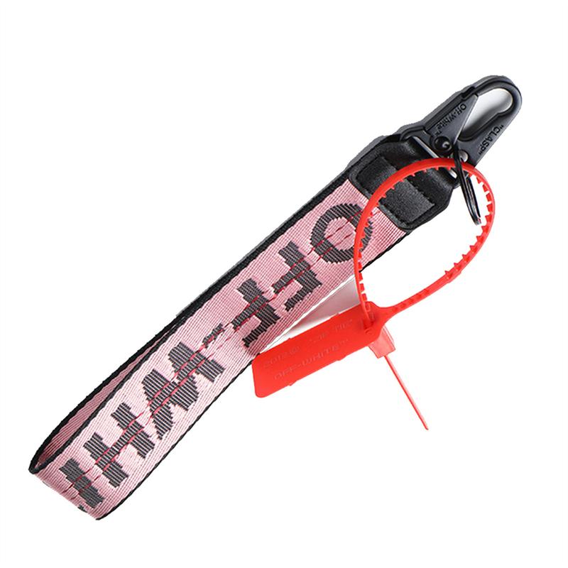 Keychain Lanyard Classic Herringbone Design Wristlet Strap Fabric Badge Holder Chains Thick Wide Bracelet Keyrings Canvas Stylish Jeans Decoration 10.2x1.4 Inches Comfortable Secure Durable Reliable Gift with Buckle