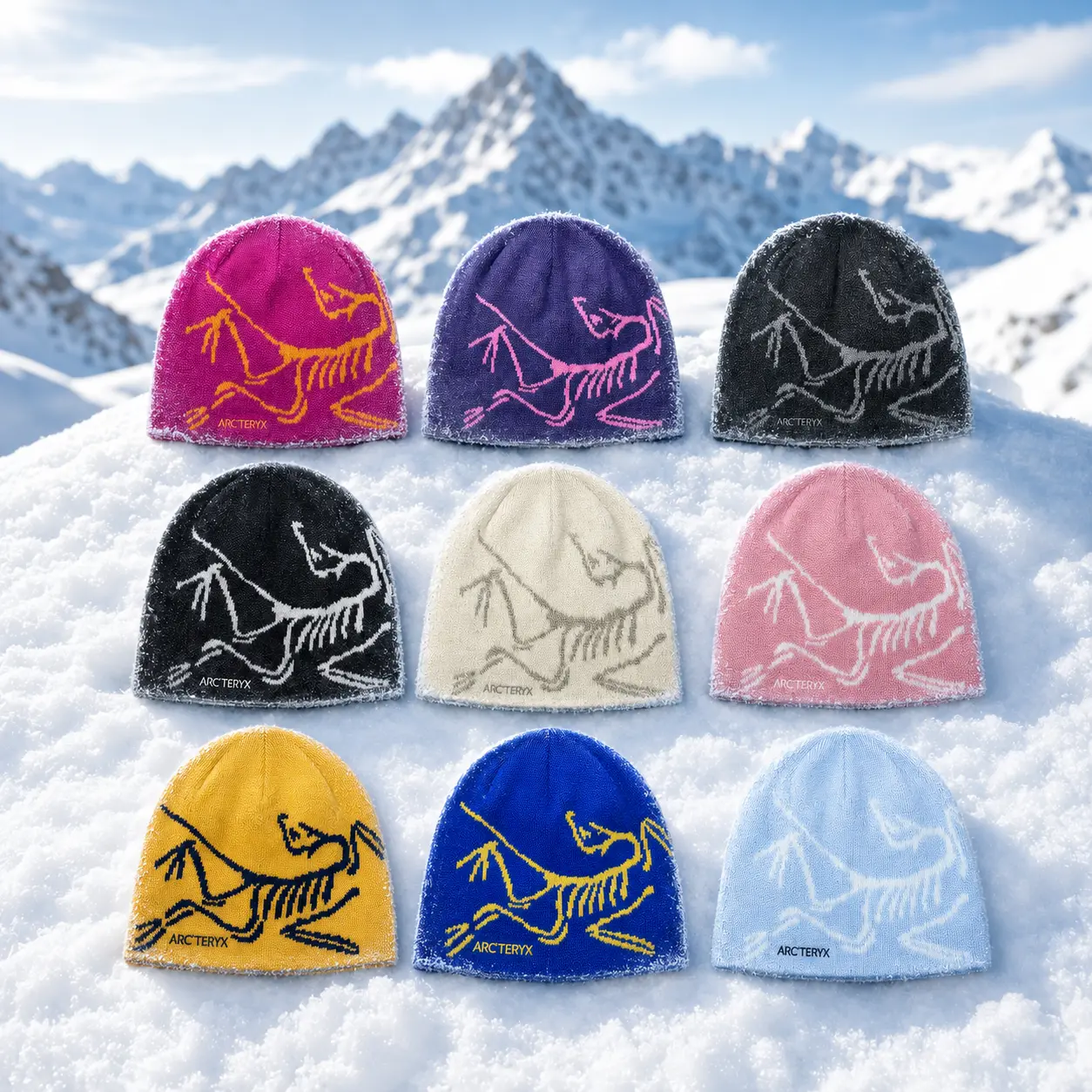 Arc'teryx Bird Head Toque - Frozen Peak - classic unisex winter beanie, breathable, comfortable blend of wool and recycled polyester, skiing, snowboarding, climbing  & Outdoor Wear