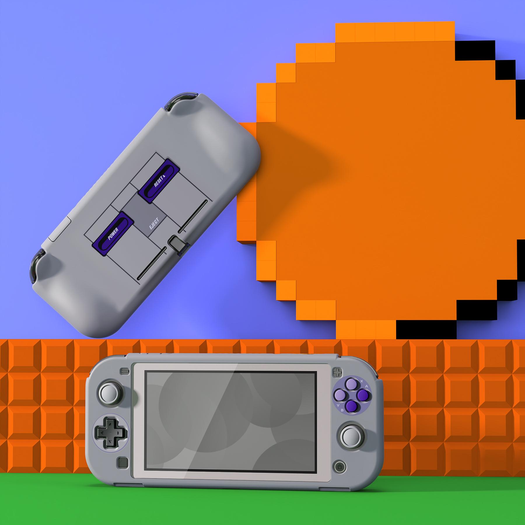 PlayVital ZealProtect Protective Case for Nintendo Switch Lite, Hard Shell Grip Cover for Nintendo Switch Lite with Screen Protector & Thumb Grip Caps & Button Caps - Gaming Accessories PlayVital ZealProtect Protective Case for Nintendo Switch Lite, Hard Shell Grip Cover for Nintendo Switch Lite with Screen Protector & Thumb Grip Caps & Button Caps - Gaming Accessories