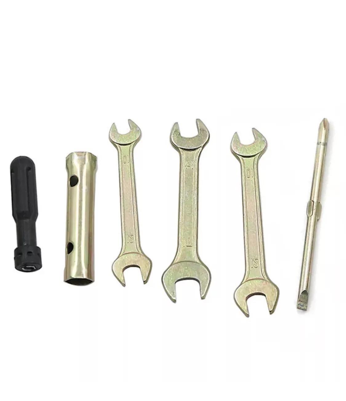 7PC ATV Tool Kit UTV Motocross Motorcycle Moped Bicycle Motorcycle Repair Wrenches Screwdriver Gift for Father Husband Christmas Birthday