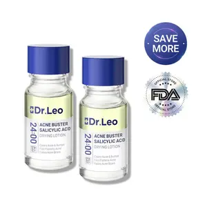 Dr.Leo 24H Acne & Pimple Treatment Drying Lotion with Salicylic Acid Sulfur & Niacinamide for Inflammation Relief Post-Blemish Care & High Pressure Pimple Relief | Acne Clearing Products