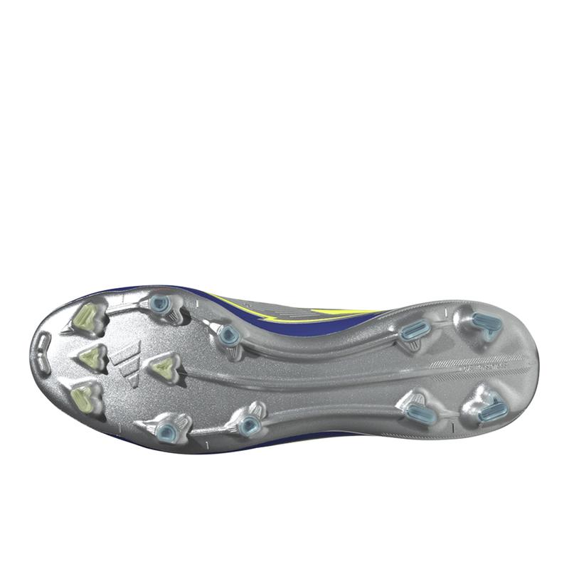 adidas Mens F50 Pro Messi Firm Ground Soccer Cleats  - Silver, Yellow