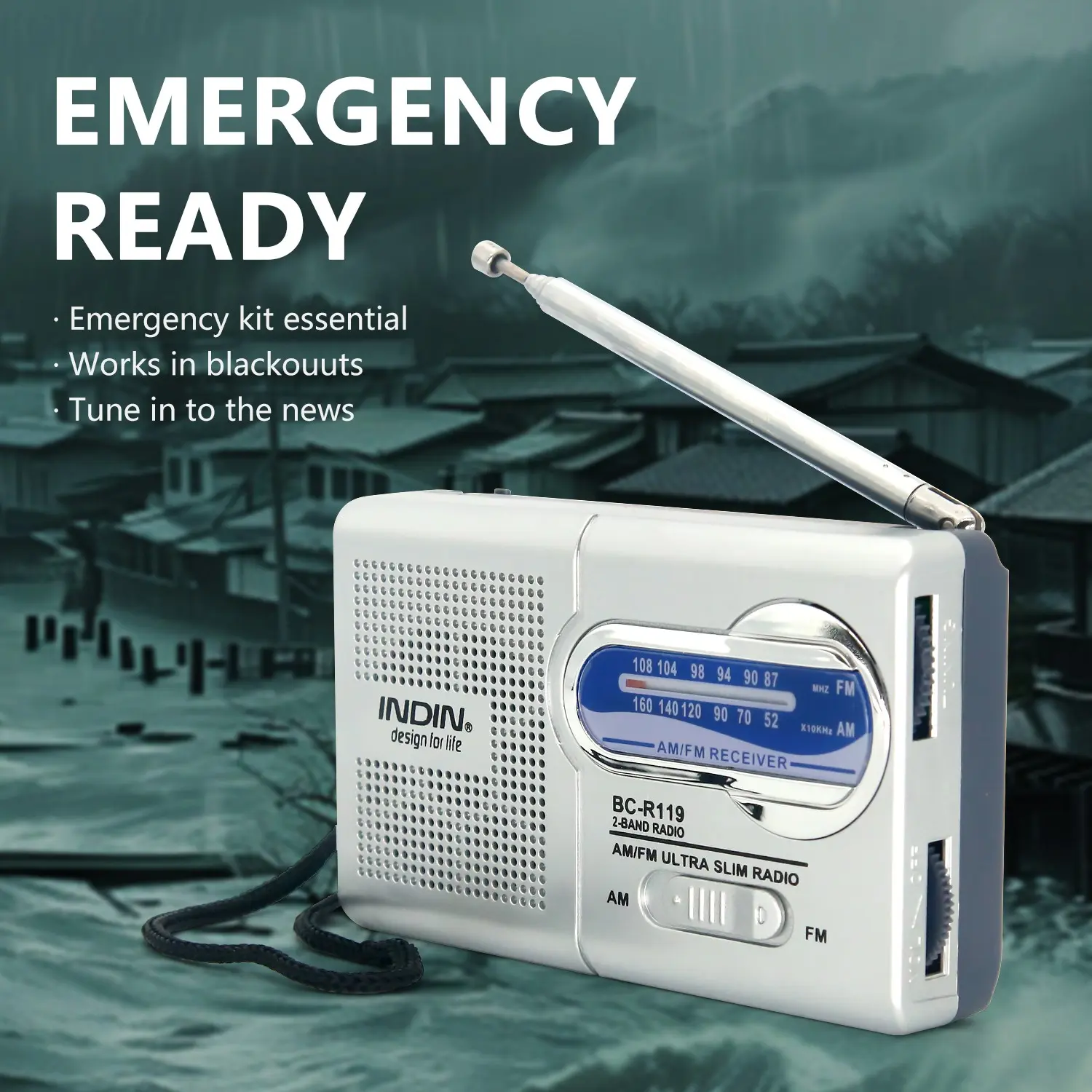 Best Am/fm Radio Receiver, Portable Compact Battery-Powered Transistor Radio, Headphone Jack, Ac Power Supply, Ideal for Seniors and Home Use, Portable Emergency Radio, Battery Operated Radio, Portable Radios