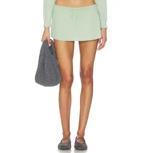 Frankies Bikinis x REVOLVE X Revolve Eli Knit Skirt in Eucalyptus