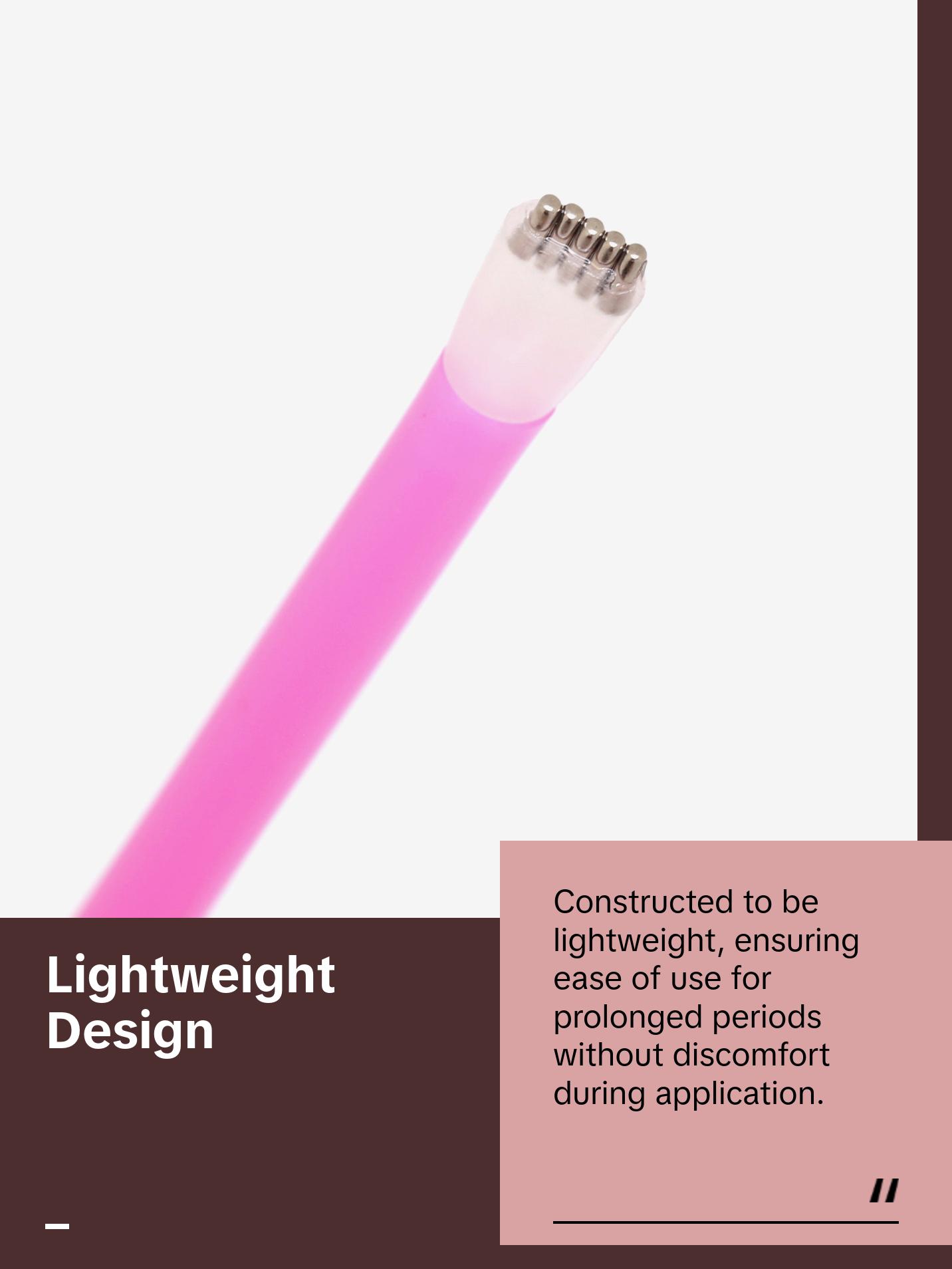 Double-Sided Flower & Stripe Cat Eye Nails Magnet Pen