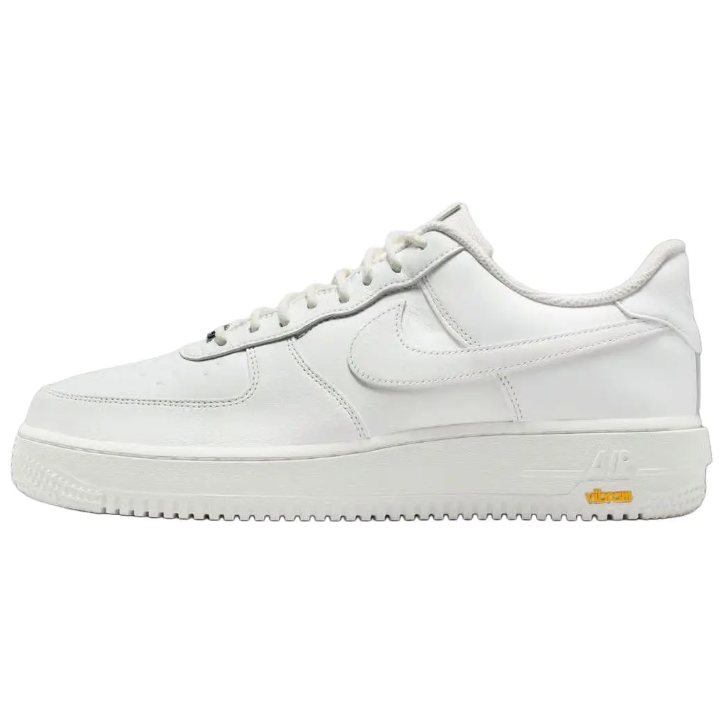 Nike Air Force 1 Low GORE-TEX Vibram Lace-Up Sneaker - Lightweight, Durable, Summit White Speed Yellow, for Casual Wear & Light Outdoor Use, Low Cut, Waterproof, Snug Fit, True Size, Reinforced, All Seasons