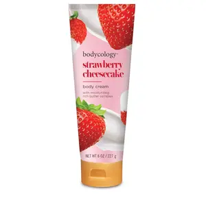 Bodycology Shea Butter Body Cream, Strawberry Cheesecake, 8 oz