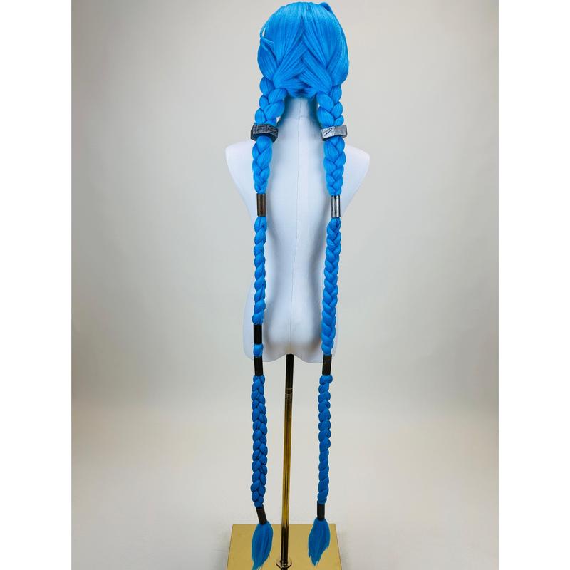 Jinx | Arcane Fully Styled Wig - Glow in the Dark!