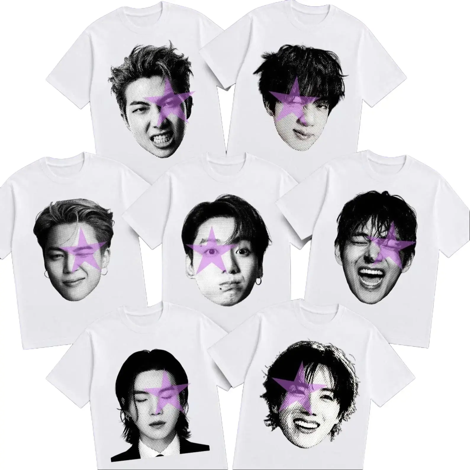 Custom Kpop Idol World Tour OT7 Shirt, Trendy Concert Outfit, Gift for Fans