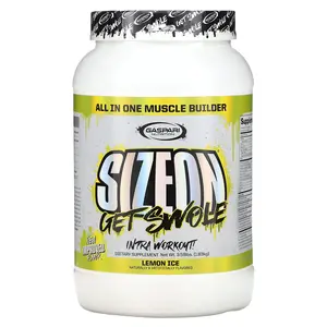 Gaspari Nutrition SizeOn, All In One Muscle Builder, Lemon Ice, 3.59 lbs (1.63 kg)