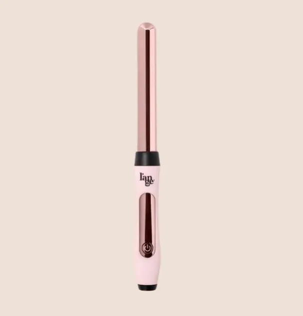 L'ANGE HAIR Le Curl - Titanium Curling Wand- Clip-Free Wand with Handle, Professional Beauty Product for Selfcare, Curling Iron for All Hair Types (Tighter Styles, Beach Waves), Hair Curlers