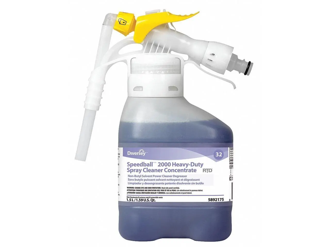 DIVERSEY 95892175 Liquid 50.7 oz. Heavy Duty Cleaner Degreaser Concentrate, ,