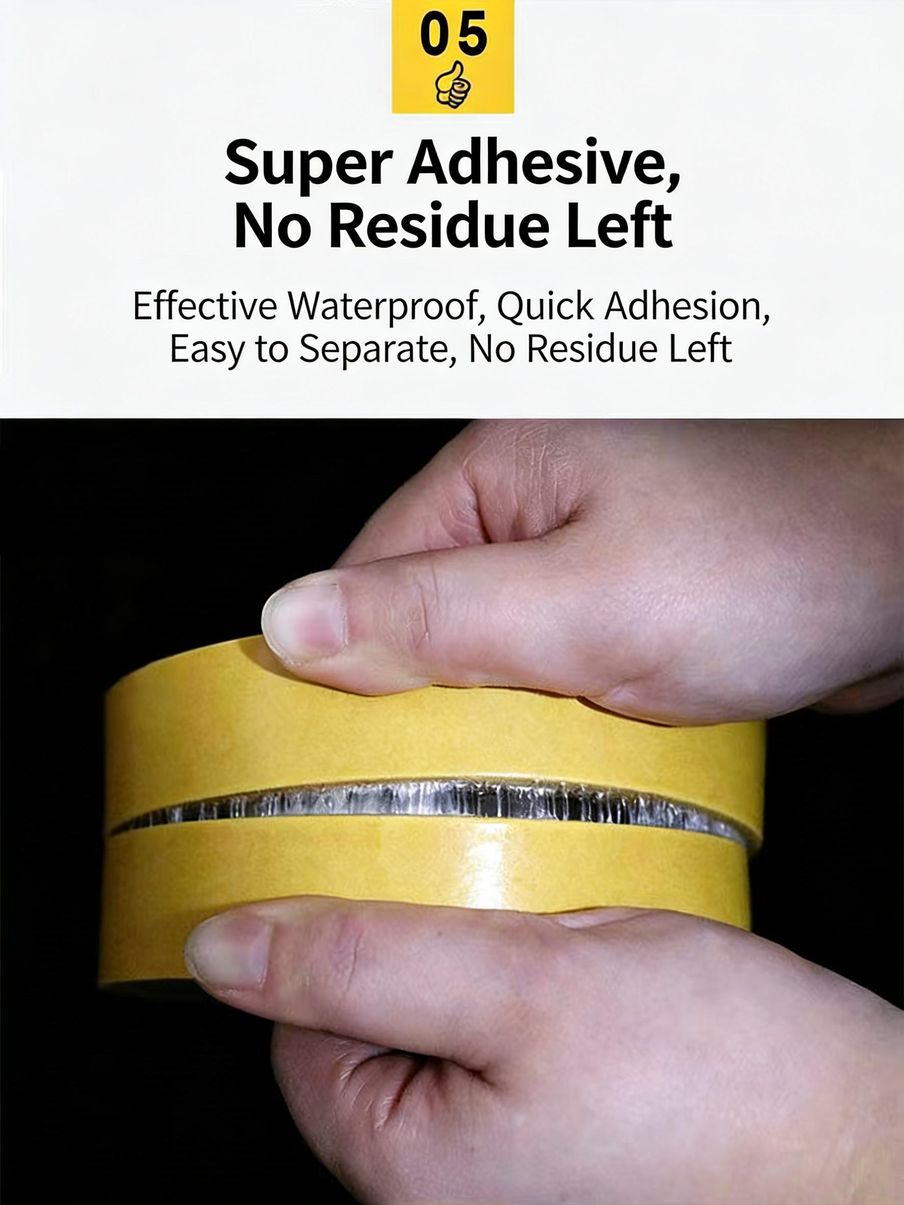 Heavy-Duty Double Sided Tape, Strong Adhesive, Waterproof & Removable, No Residue, Ideal for Carpet, Wallpaper, Balloons & Home Use Heavy-Duty Double Sided Tape, Strong Adhesive, Waterproof & Removable, No Residue, Ideal for Carpet, Wallpaper, Balloons & Home Use