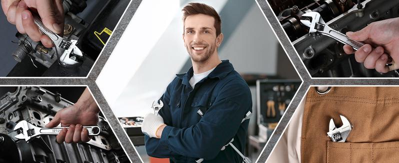 #JumpstartSale WORKPRO Adjustable Wrench Set, Forged, Heat Treated, Chrome-plated (6-inch, 8-inch, 10-inch, 12-inch)