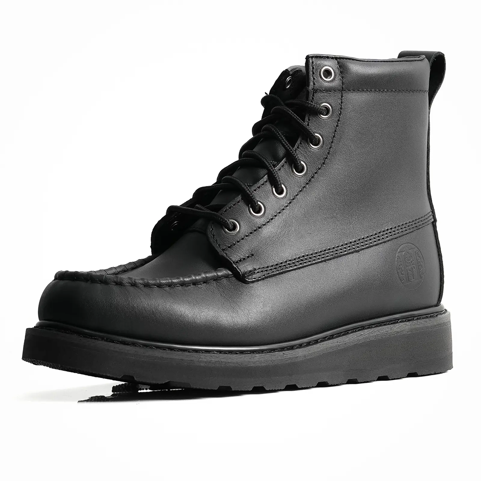 HANDPOINT HSB84994 Men's 6" SureTrack Soft Toe Work Boots, Full Grain Leather, Slip Resistant, Breathable, Durable Boots for Construction, Warehouse & Industrial Work