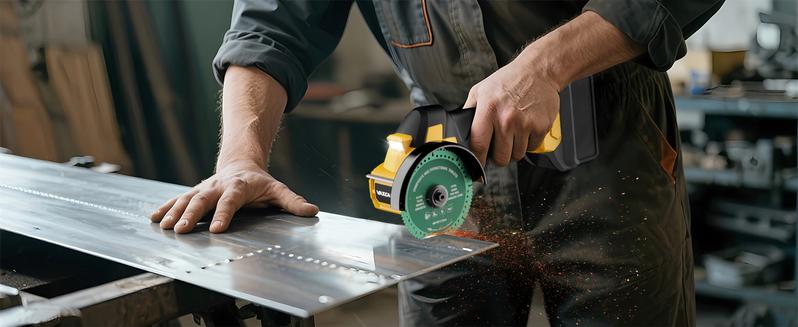 【No Batteries】 Cordless Cut Off Tool Compatible with Dewalt 20V Battery/ for Milwaukee M18 Battery/ Makita 18V Battery, 18,000 RPM Brushless Motor, 4" Blades (2pcs) with Dust Cover, 1.2mm Max Blade Thickness for Wood/Metal/Plastic 【No Batteries】 Cordless Cut Off Tool Compatible with Dewalt 20V Battery/ for Milwaukee M18 Battery/ Makita 18V Battery, 18,000 RPM Brushless Motor, 4" Blades (2pcs) with Dust Cover, 1.2mm Max Blade Thickness for Wood/Metal/Plastic