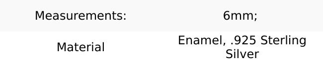 Sterling Blue Eye Stud Earrings