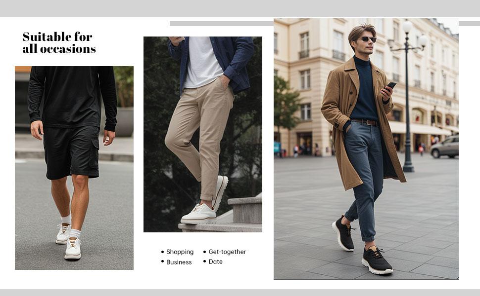 Mens Casual Dress Oxfords Shoes Fashion Mesh Business Walking Work Slip on Sneakers Comfortable Lightweight Soft Sole Red Boy Running