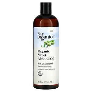 Sky Organics Organic Sweet Almond Oil, 16 fl oz (473 ml)