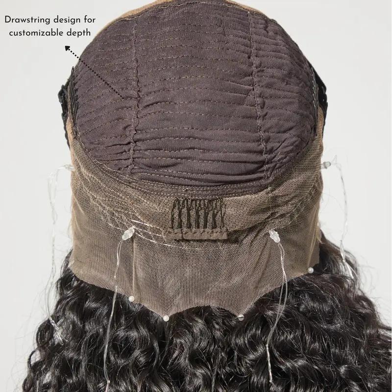 Luvme All Day Comfort Wig Glueless 7x6 Closure Pre Plucked Pre Bleached Pre Cut HD Lace Yaki Texture Body Wave Ready To Go-Come with Middle Part