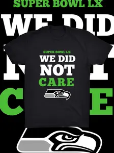 We Did Not Care Shirt, Funny Quote, Football Shirt, Gift For Fans
